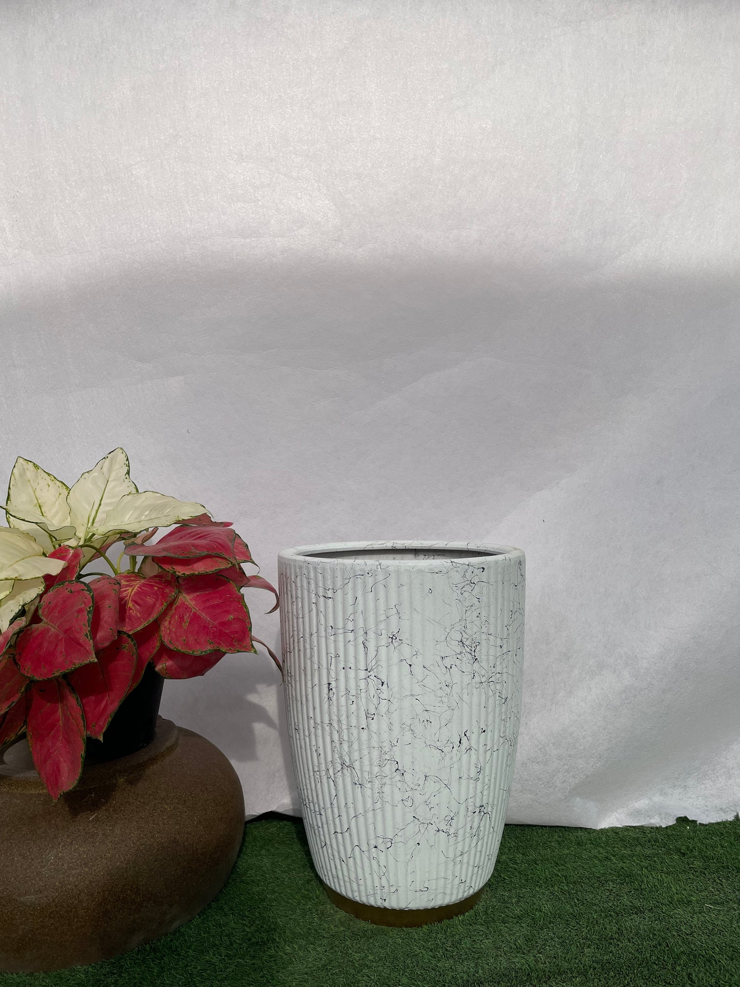 Marble Gold Medium - Ceramic Pot