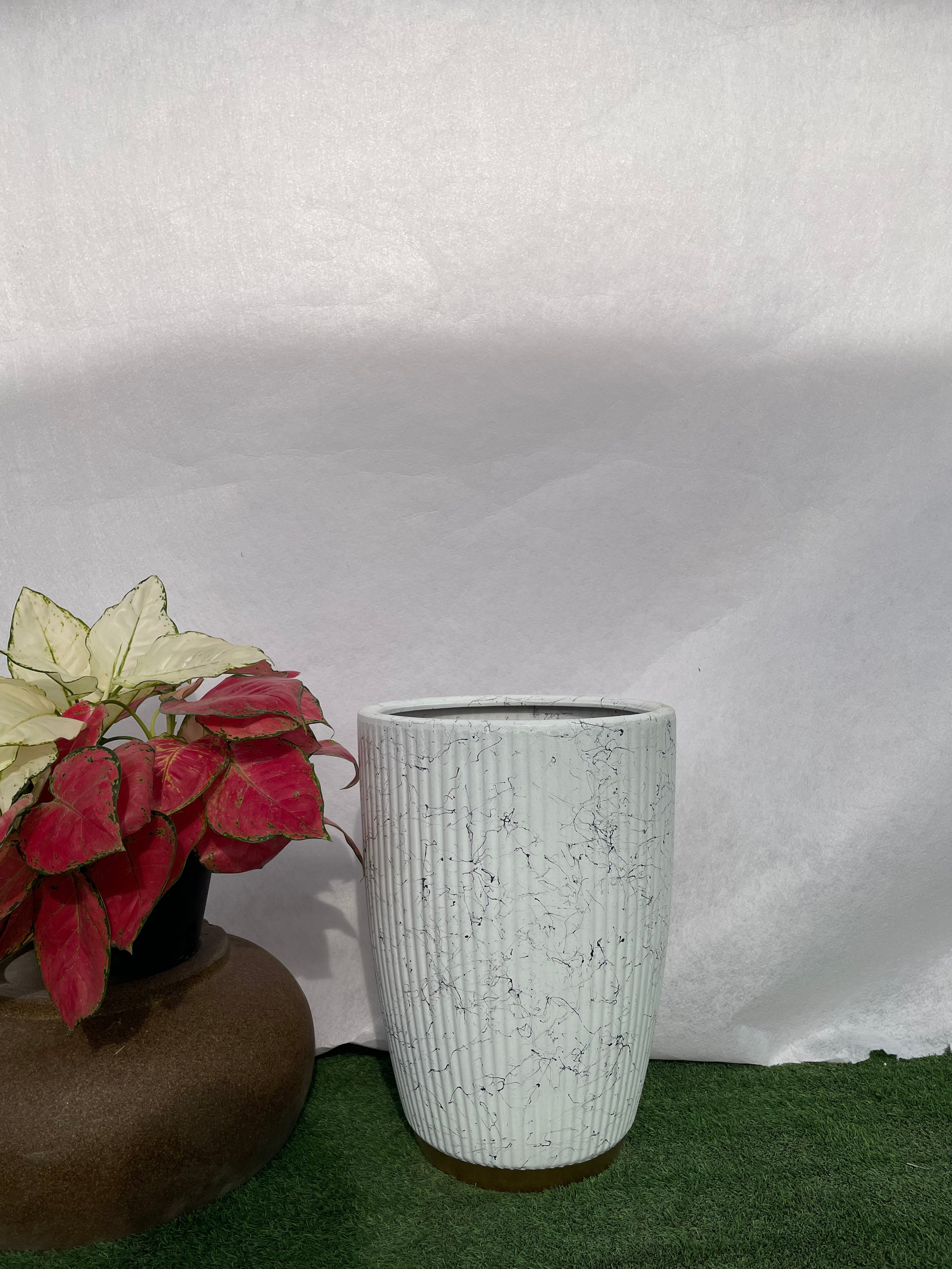 Marble Gold Medium - Ceramic Pot