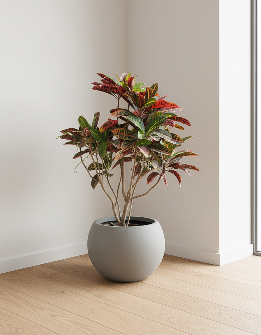 Croton Plant - Fiber Potted