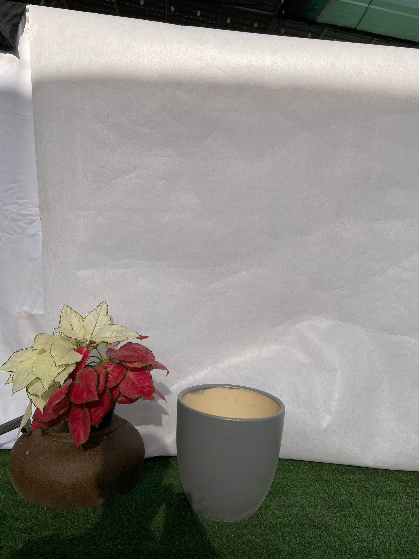 Large - Ceramic Pot Grey