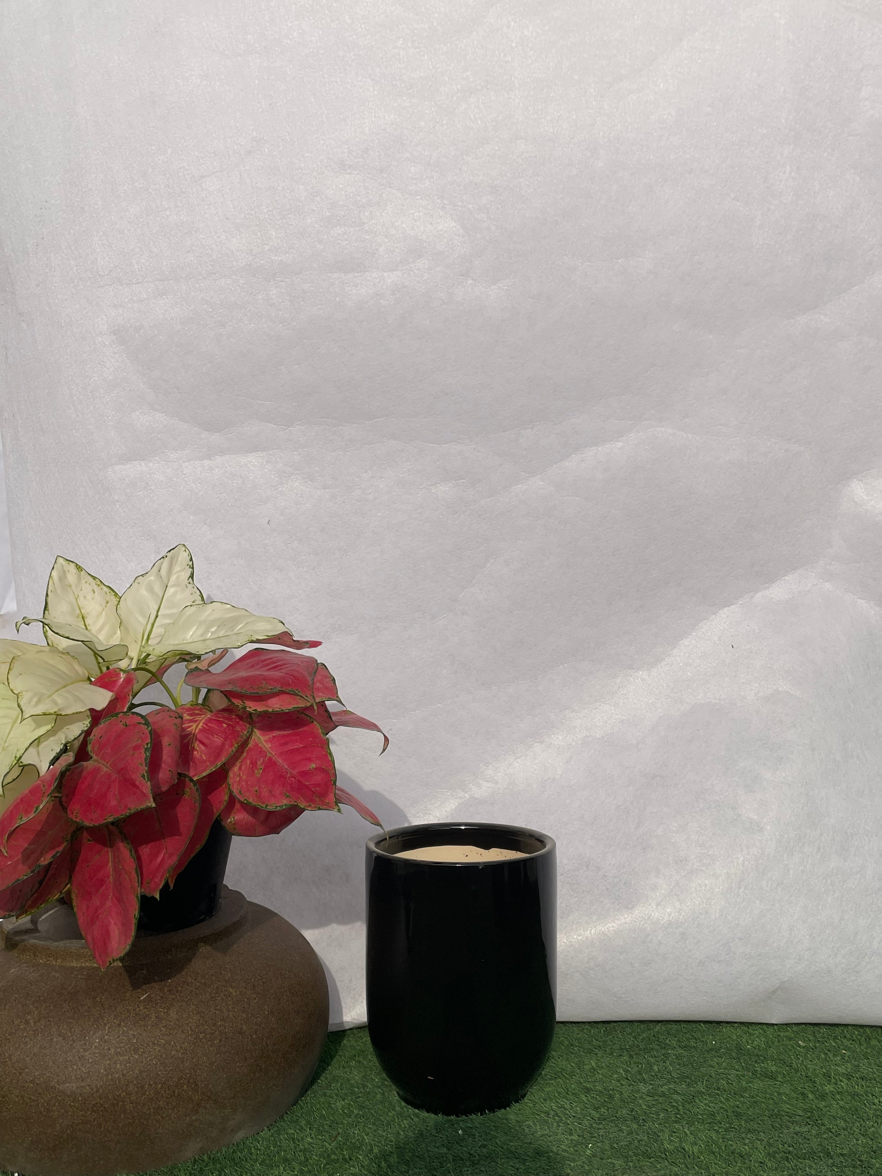 Small - Ceramic Pot Black