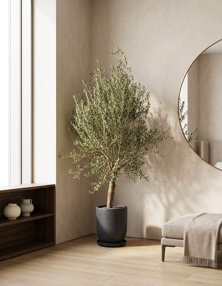 Bushy Olive Tree - Fiber Pot