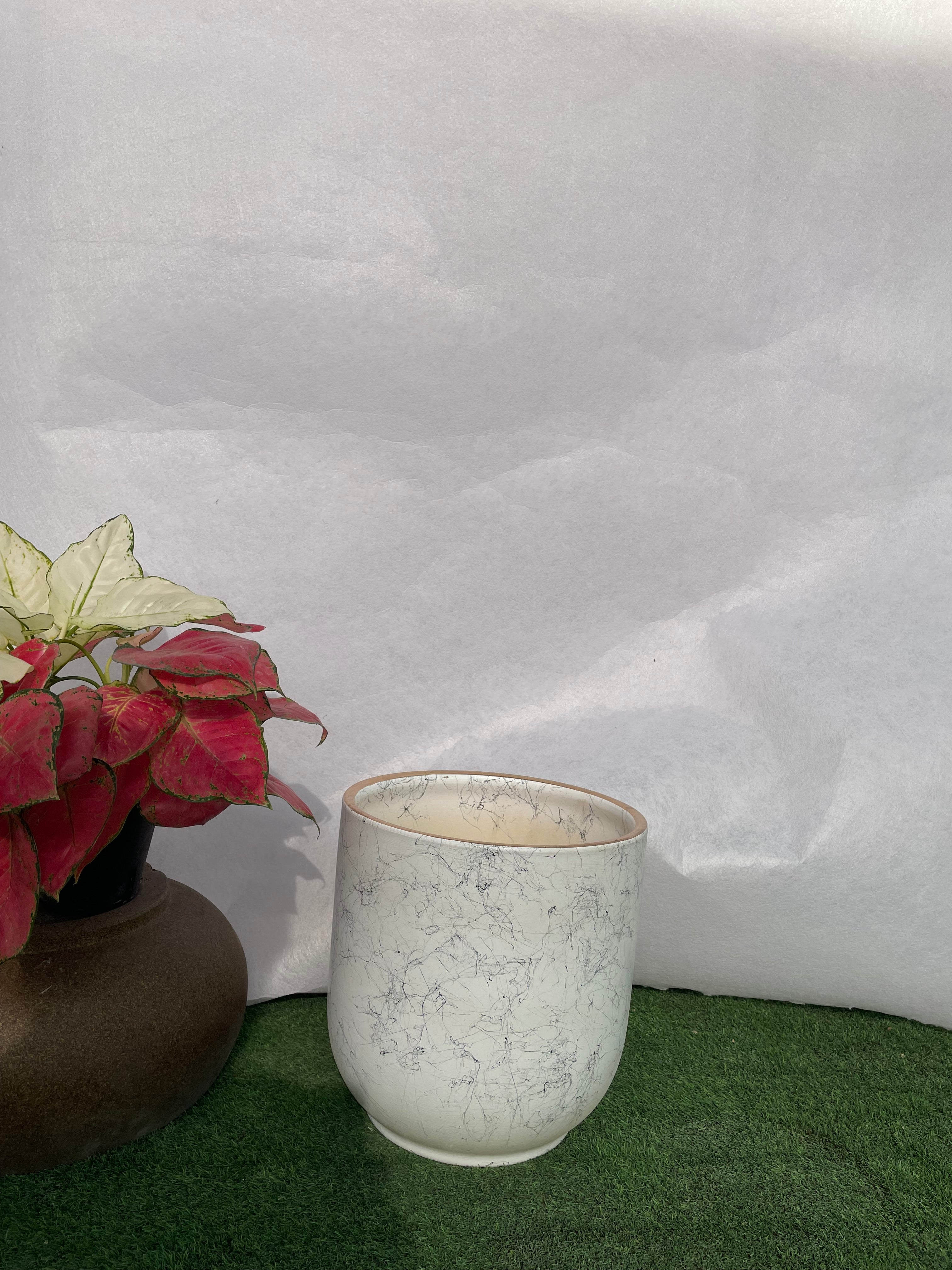 Large - Marble Pot