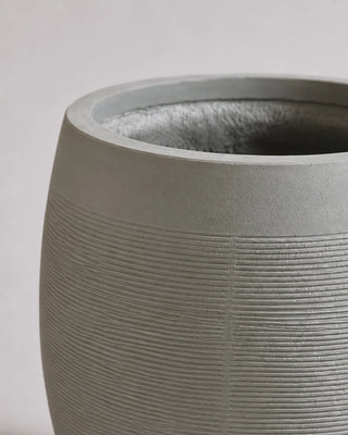 Modern Ribbed - Fiber Clay Pots, product photo 2