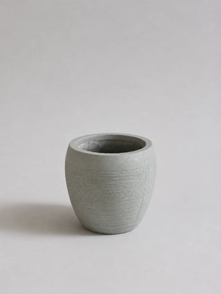 Modern Ribbed - Fiber Clay Pots — Small - 28cm(W) x 28cm(D) x 30cm(H) option