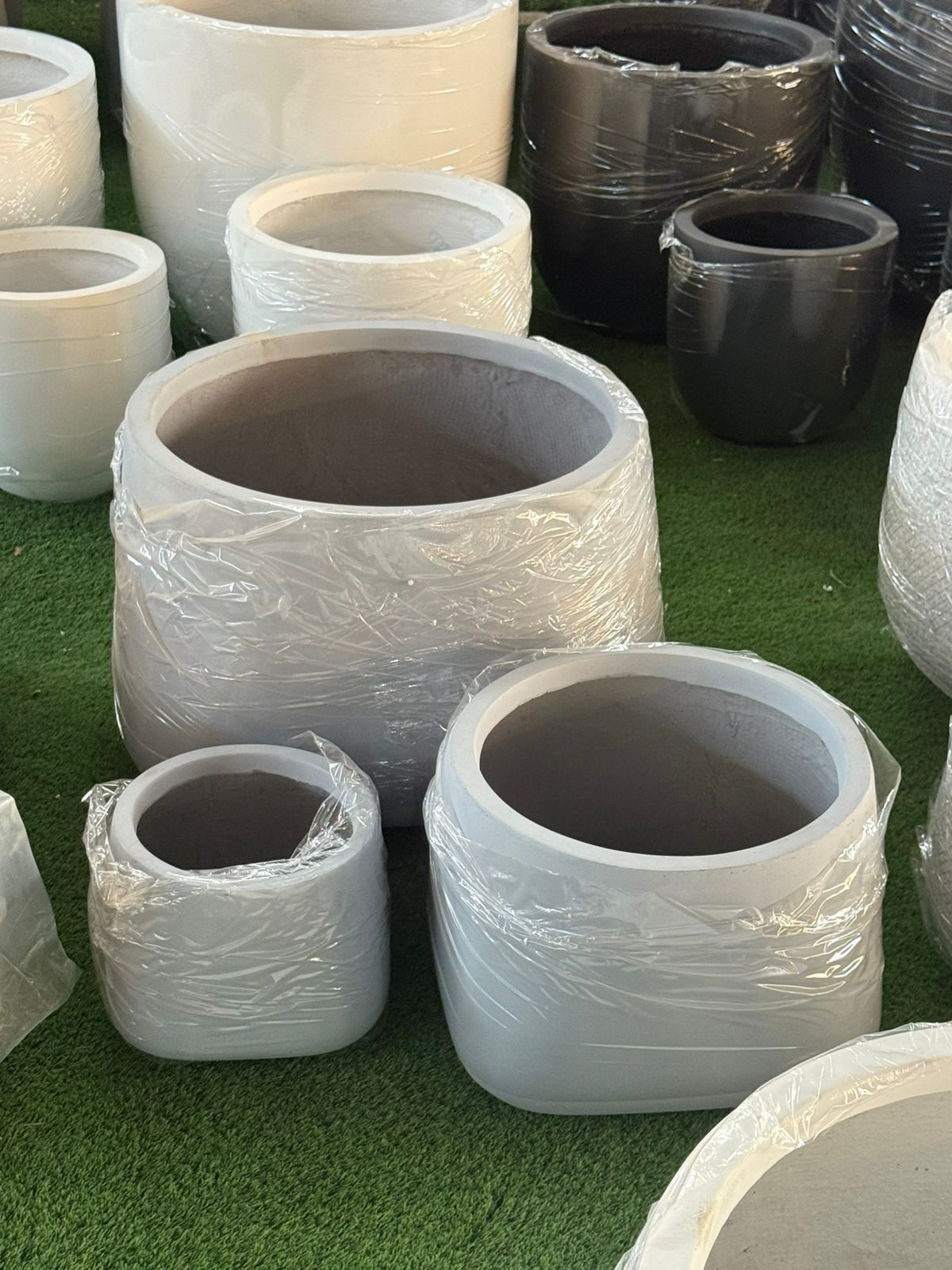 Designer Fiber Clay Cement Pot