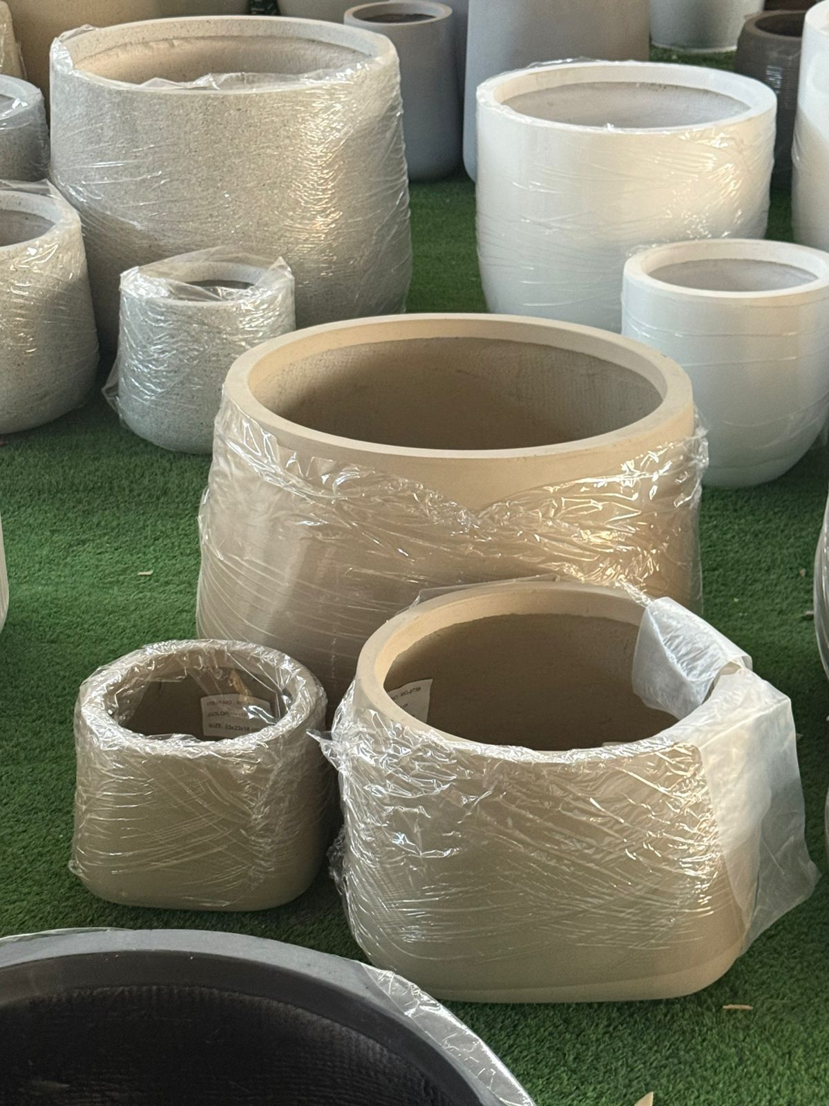 Designer Fiber Clay Cement Pot