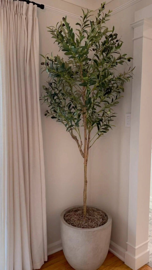 Artificial Olive Tree - Fiber Pot