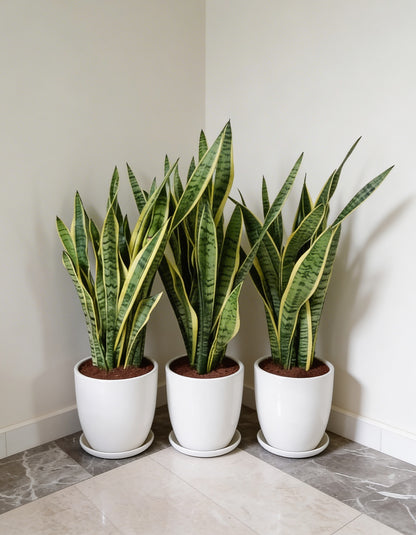 Set of 3 Snake Plants