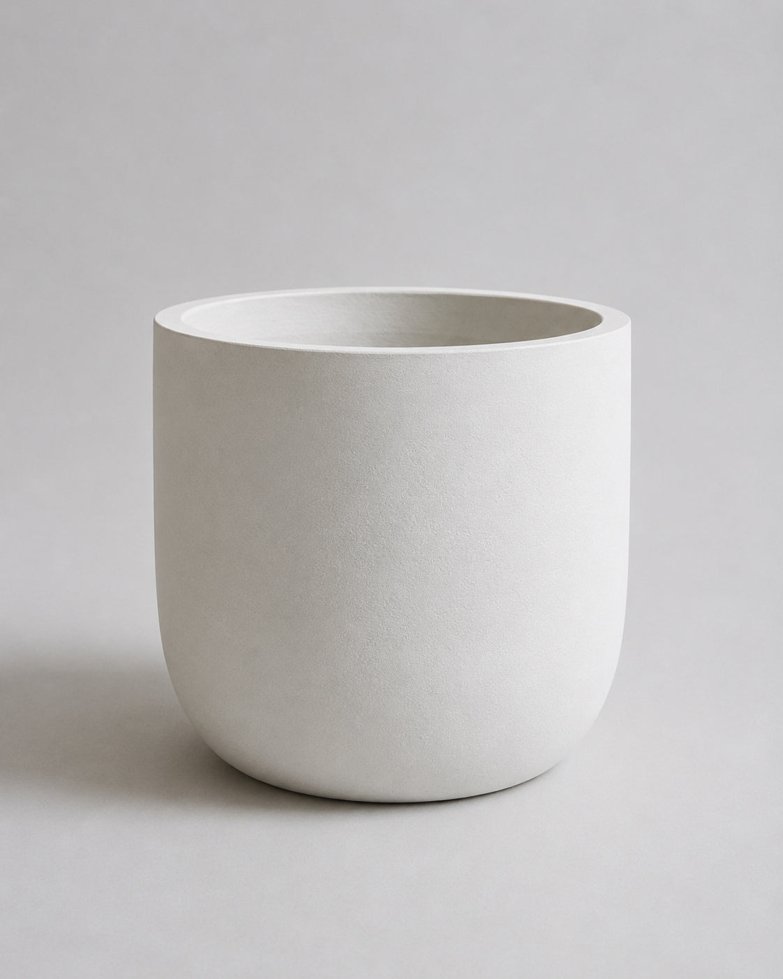 Sculpted White Fiber Clay Pots
