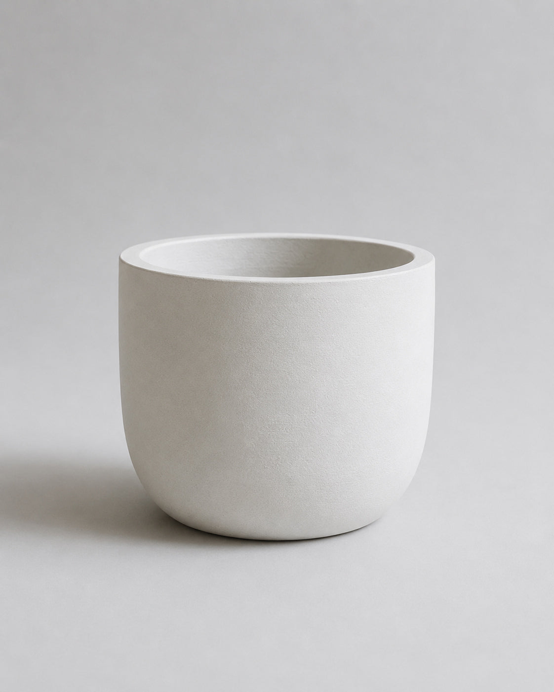 Sculpted White Fiber Clay Pots