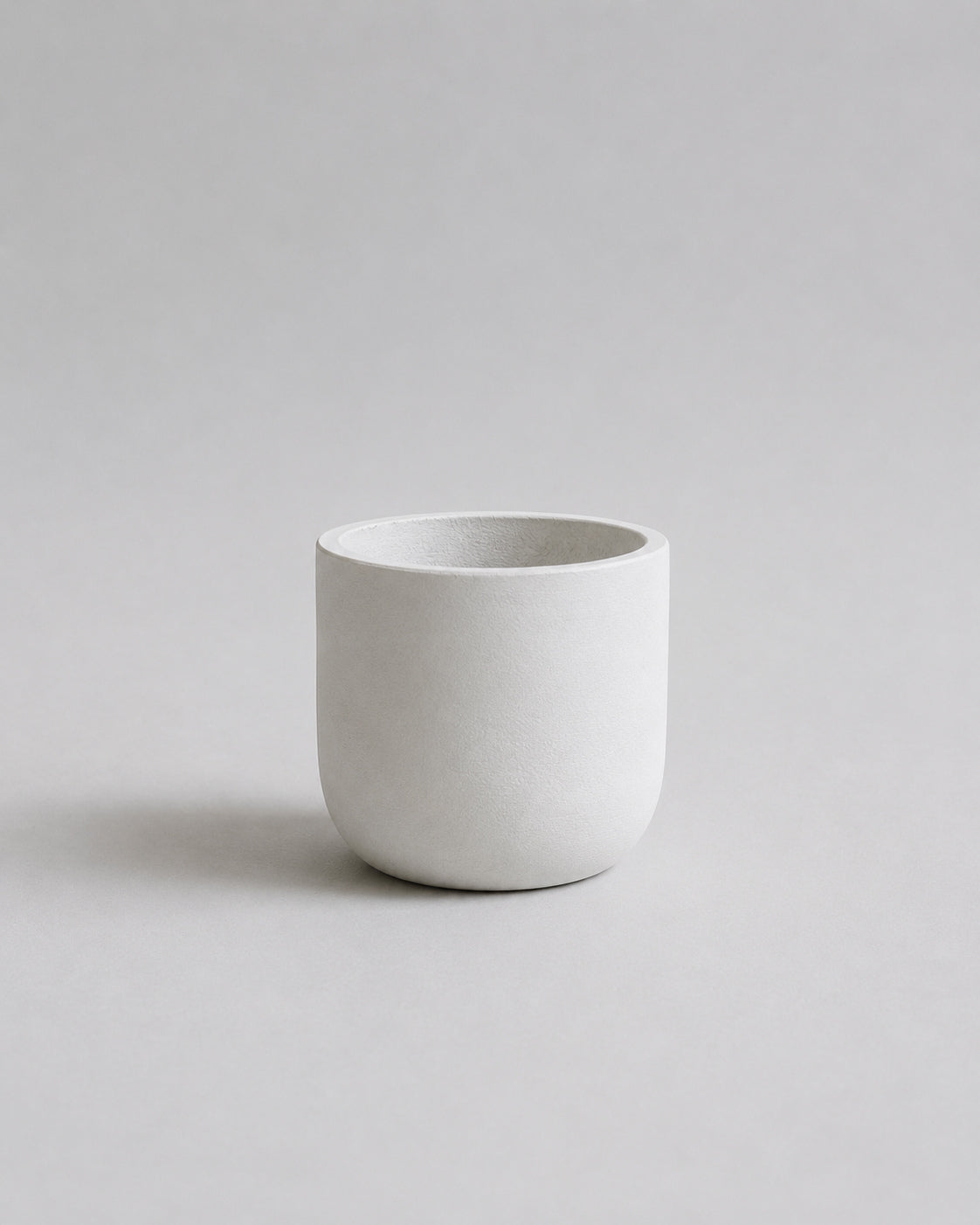Sculpted White Fiber Clay Pots