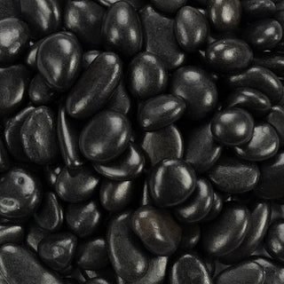Polished Black Pebbles - 20 KG Bag - 2-4 CM, product photo 1