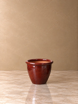 Ora Maroon, Small 30cm D x 22cm H
