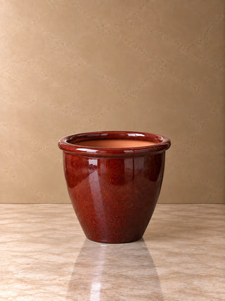 Ora Maroon, Medium 37cm D x 30cm H