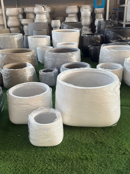 Designer Fiber Clay Cement Pot