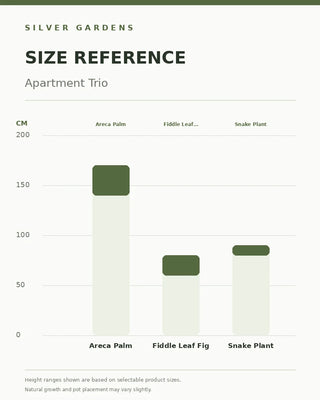 SG Size Reference — Apartment Trio — verified Shopify height options